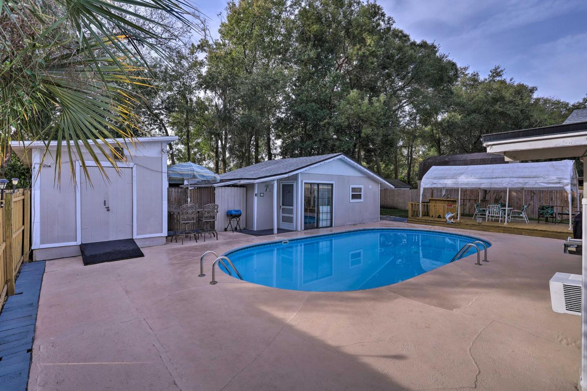 فيلا أورلاندوفي Fern Park Pool House With Private Patio And Fire Pit! المظهر الخارجي الصورة